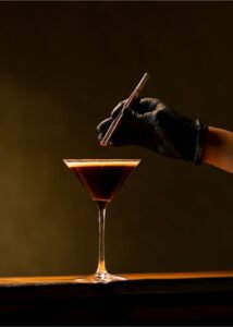 cocktail and dessert pairings, geist, sola, pondicherry, bangalore, mumbai, atelier V, churros, espresso, martini, gluten free, mango, brownie